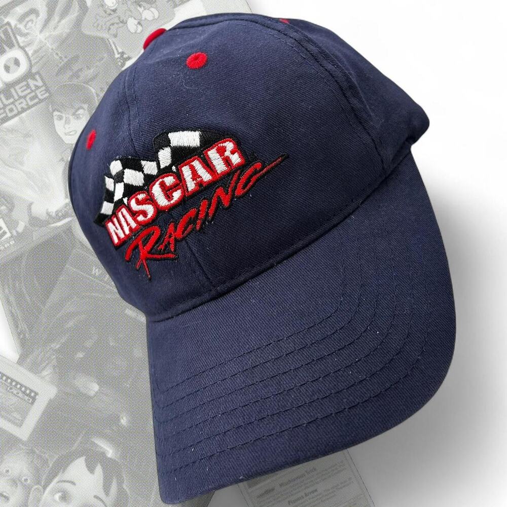 Vintage Nascar Racing Strap Back Hat